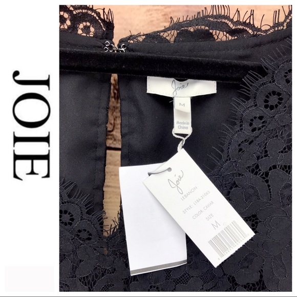 💕SALE💕 NWT Joie Black Lace Dress - Picture 4 of 7